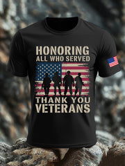 Men's Veterans Day Printed T-shirt