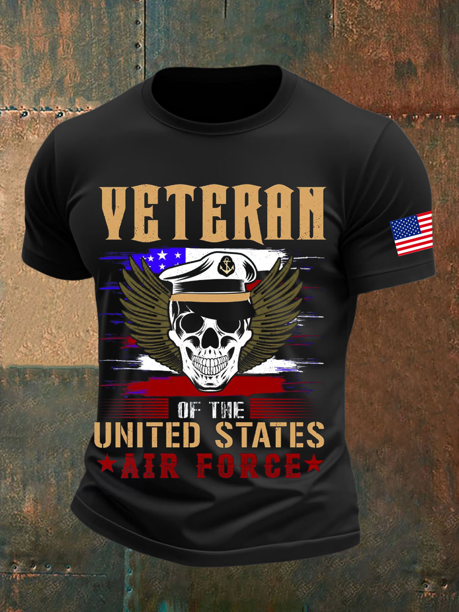 Men's Veterans Day Printed T-shirt