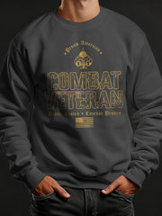 Men's Veterans Day Print Crew Neck Sweatshirt