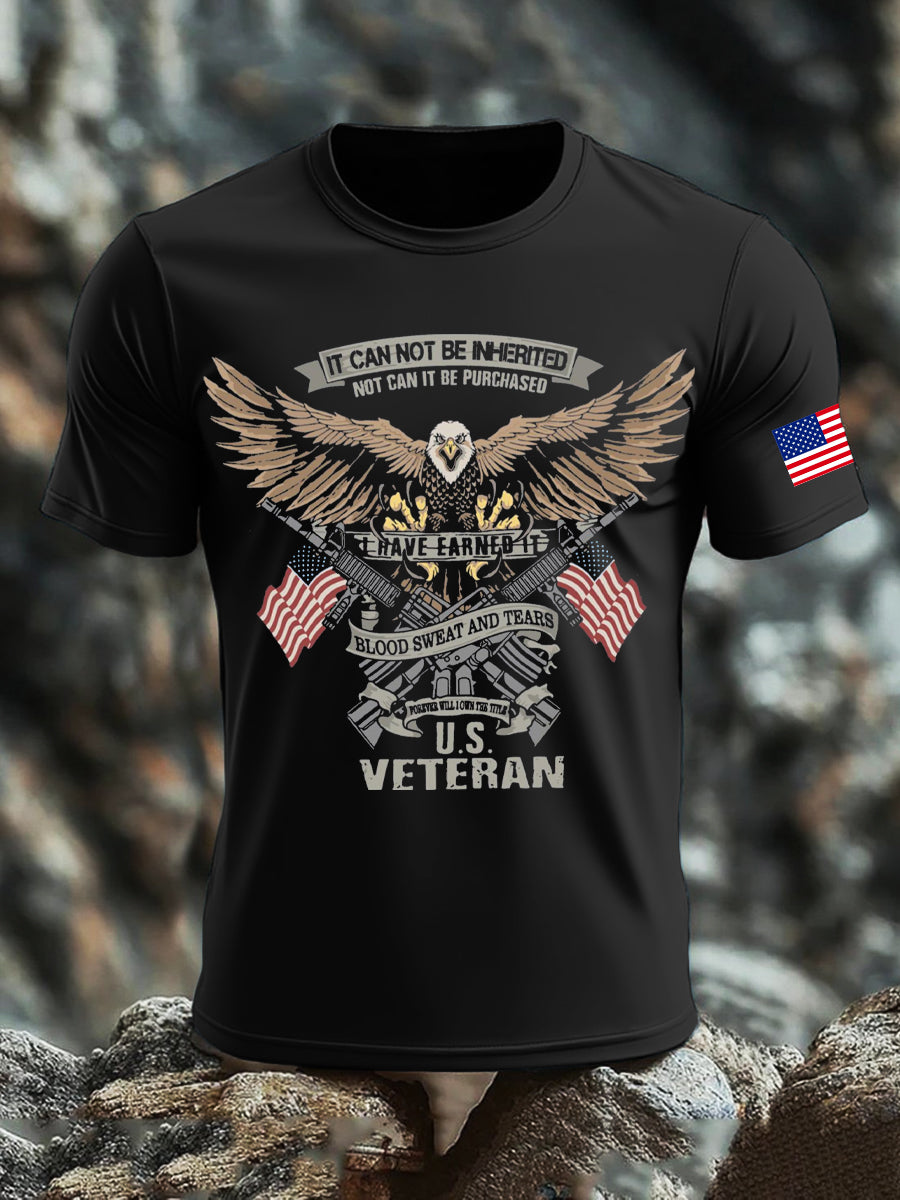 Men's Veterans Day Printed T-shirt