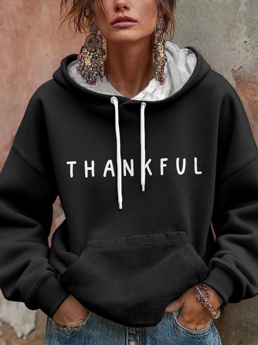 Women's Thanksgiving Autumn Pumpkin Printed Hoodie