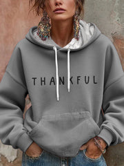 Women's Thanksgiving Autumn Pumpkin Printed Hoodie