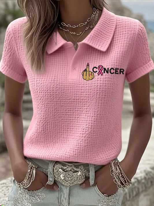 Women's breast cancer awareness tops