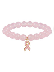 Women's Breast Cancer Pink Bracelet