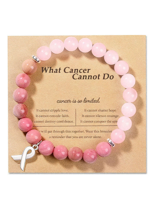 Women's Breast Cancer Pink Bracelet