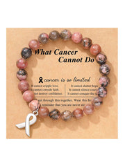 Women's Breast Cancer Pink Bracelet