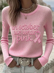 Women's 'In October We Wear Pink' Breast Cancer Awareness Tops