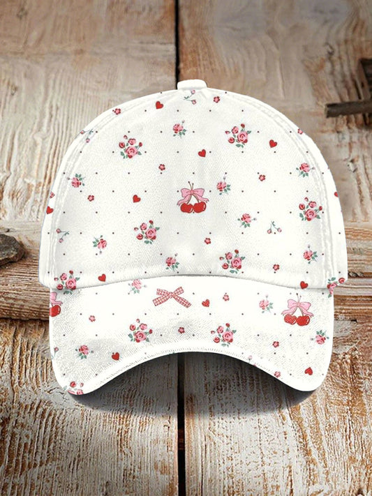 Unisex Breast Cancer Pink Print Hat
