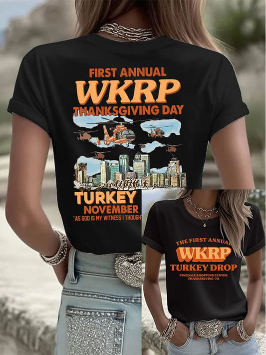 Women's Funny Thanksgiving T-shirt