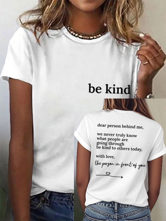 Women's Dear Person Behind Be Kind Tee