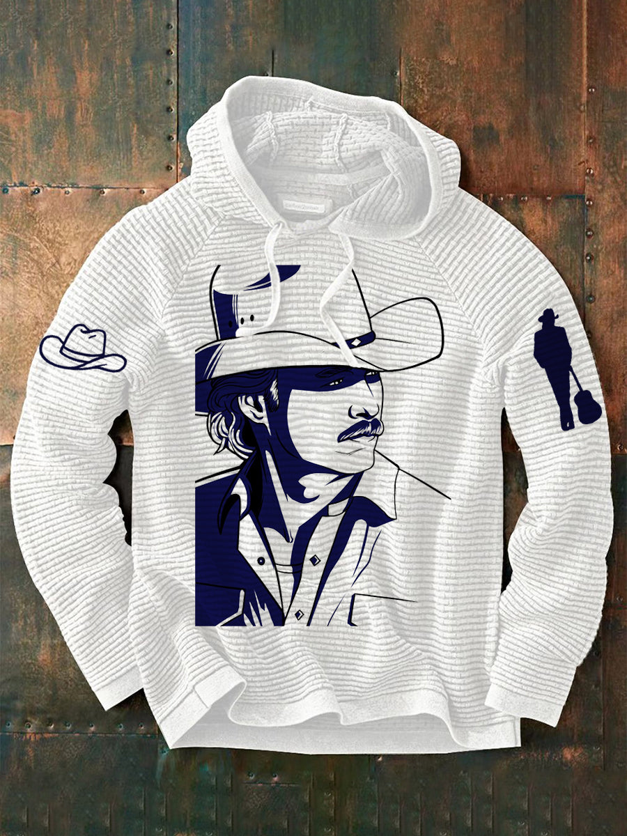 Men's Last Call Country Music Fan Print Fleece Hoodie
