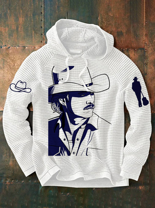 Men's Last Call Country Music Fan Print Fleece Hoodie
