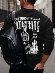 Men's Last Call Country Music Fan Print sweater