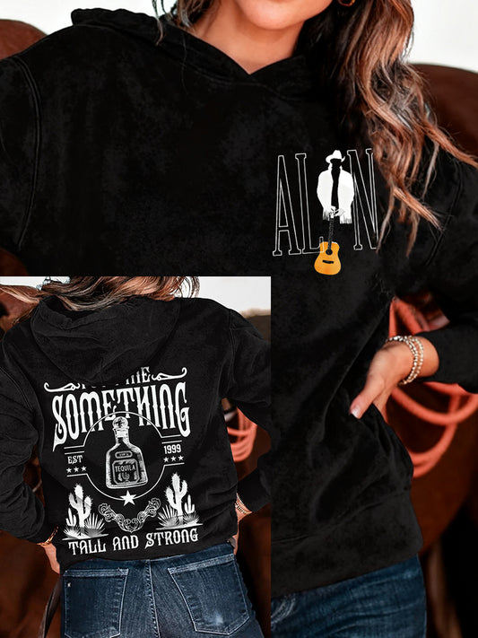 Women's Last Call Country Music Fan Print Sweatshirt