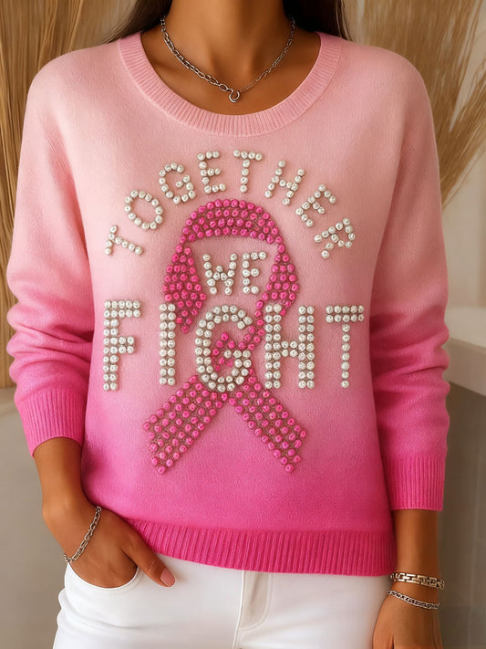 Women's Together We Fight Pink Ribbon Tops