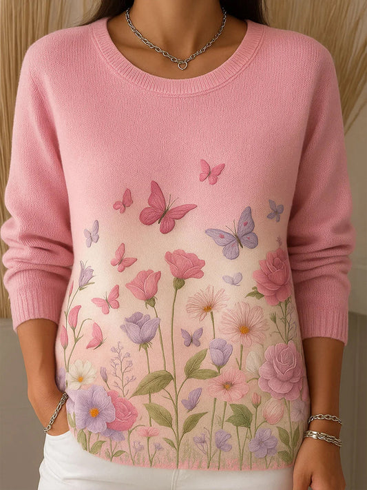 Women's Breast Cancer Awareness Pink Floral Tops