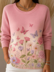 Women's Breast Cancer Awareness Pink Floral Tops