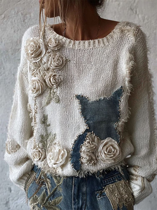 Women's Cat Knitted Sweater