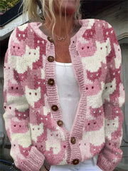 Women's Cat Knitted Sweater