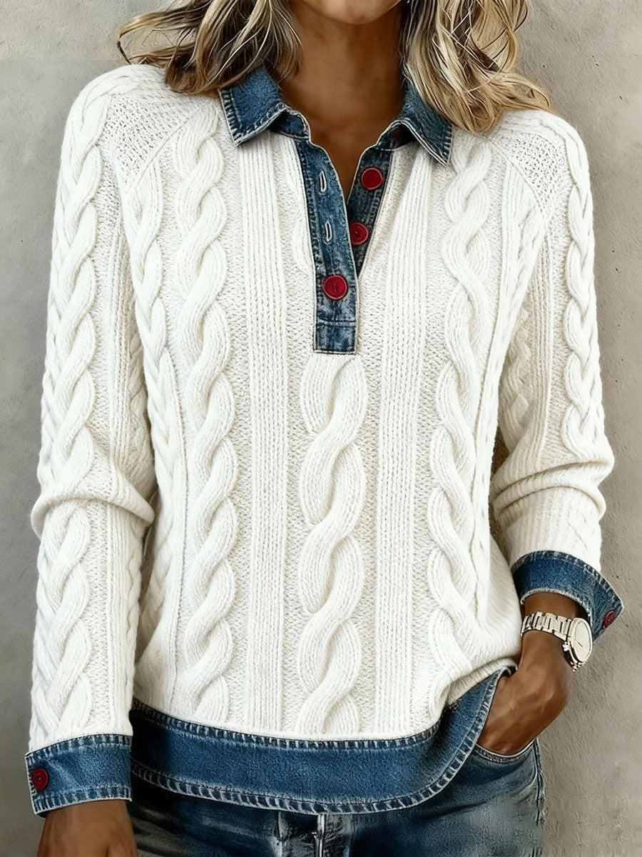 Women's Autumn and Winter Geometric Tops gracestitchs