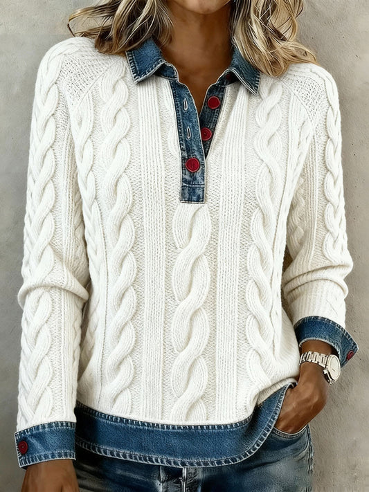 Women's Autumn and Winter Geometric Tops gracestitchs