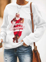Women's Merry Christmas Santa Claus Casual Sweatshirt