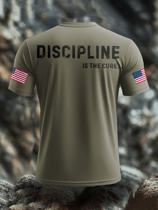 Men's Funny Veteran Retirement Printed T-shirt