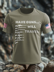 Men's Funny Veteran Retirement Printed T-shirt