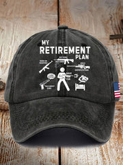 Unisex Funny Veteran Retirement Printed Hat
