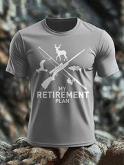 Men's Funny Veteran Retirement Printed T-shirt