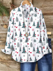 Women's Christmas Tree Long Sleeved Shirt