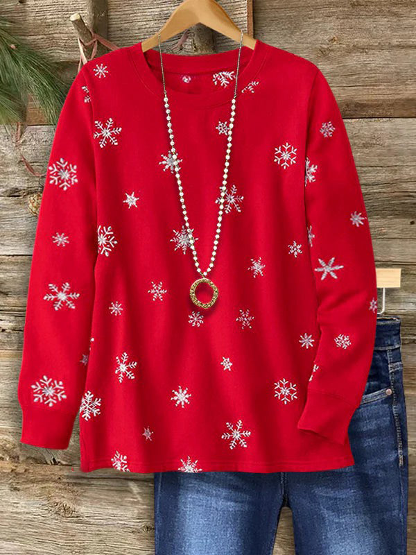 Women's Christmas Printed Sweatshirt