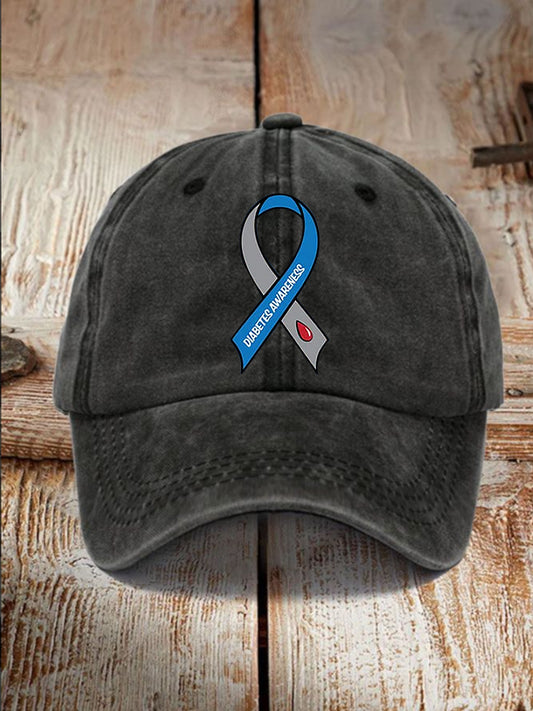 Unisex Casual Diabetes Awareness Baseball Cap