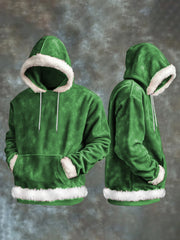 Men's Christmas Furry Hoodie