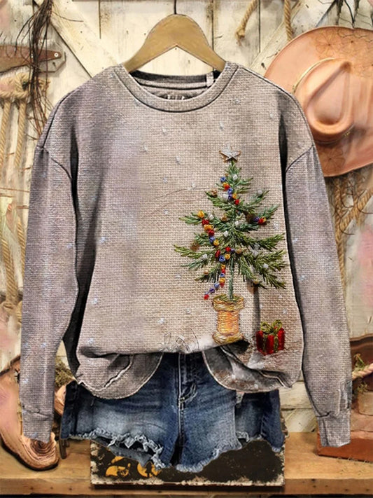 Women's Christmas Print Sweatshirt