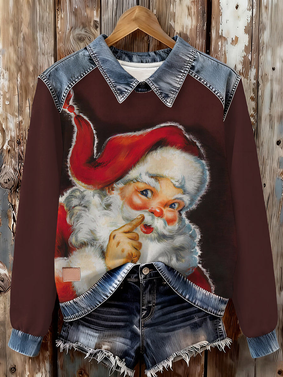 Women's Merry Christmas Print Casual Sweatshirt