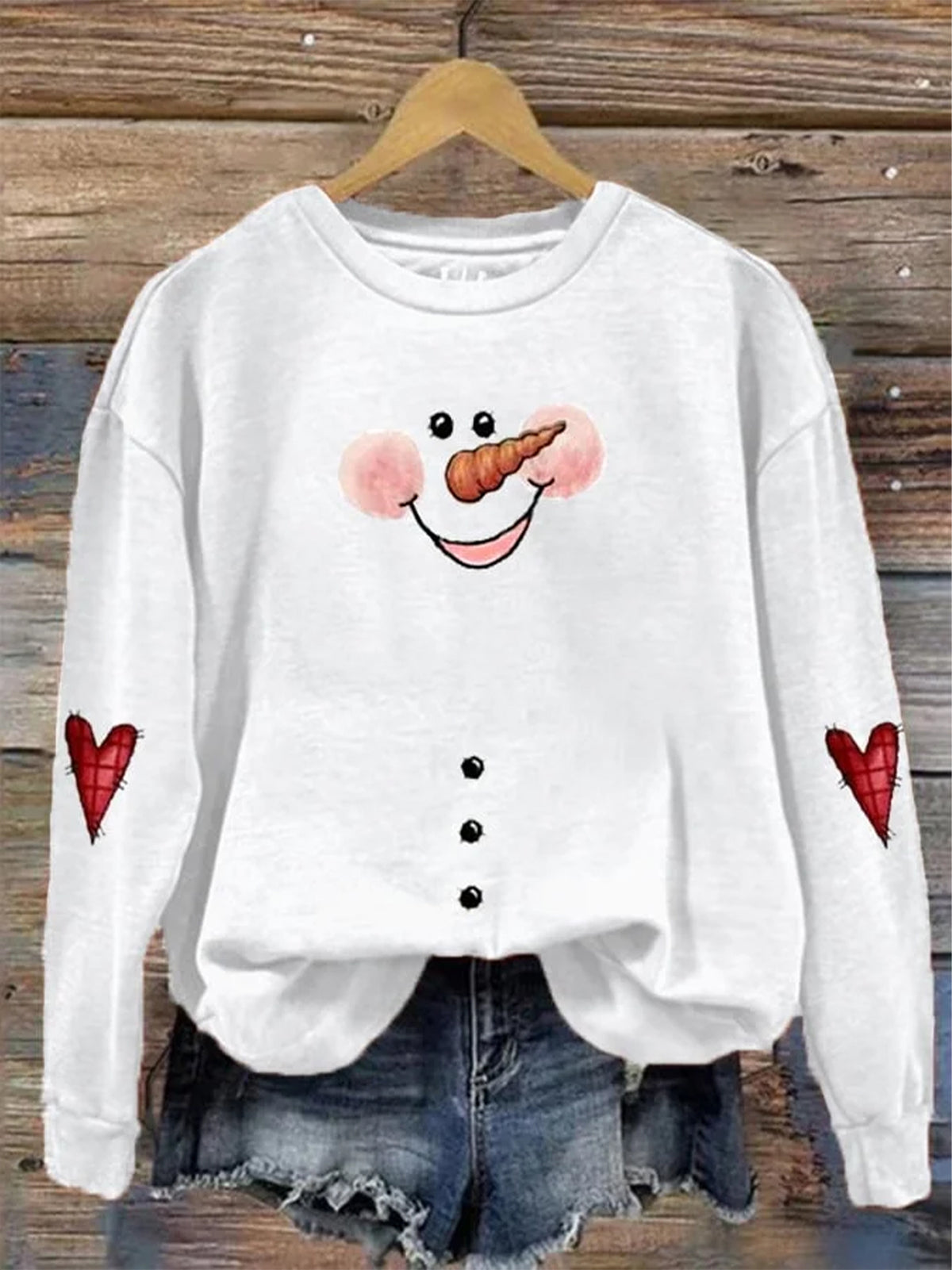Women's Christmas Print Sweatshirt