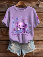 Women's Alzheimer's forget me not tops