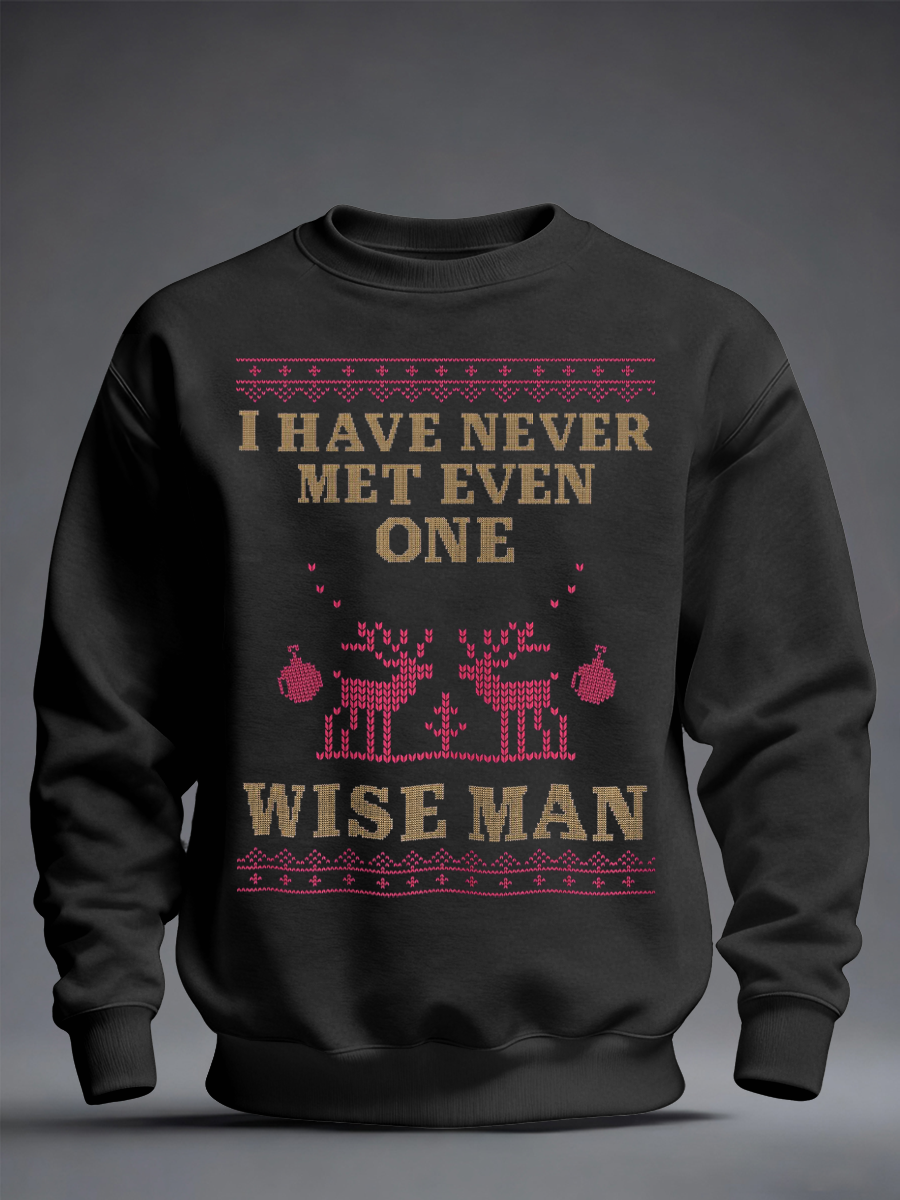 Men's Funny Christmas Printed Sweatshirt