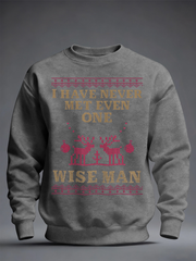 Men's Funny Christmas Printed Sweatshirt