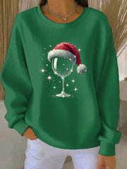 Women's Christmas Print Casual Sweatshirt