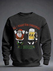 Men's Funny Christmas Printed Sweatshirt