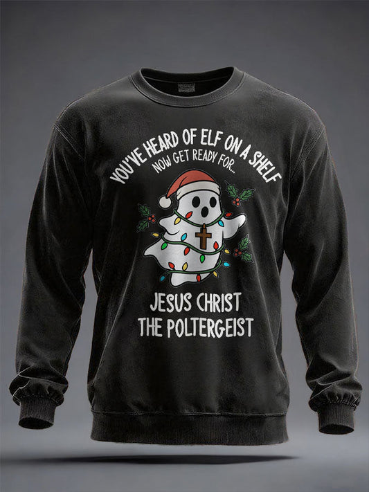 Men's Funny Christmas Printed Sweatshirt