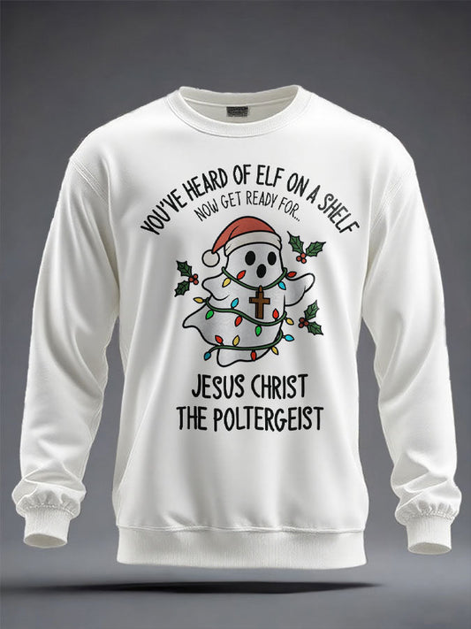 Men's Funny Christmas Printed Sweatshirt