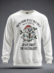 Men's Funny Christmas Printed Sweatshirt