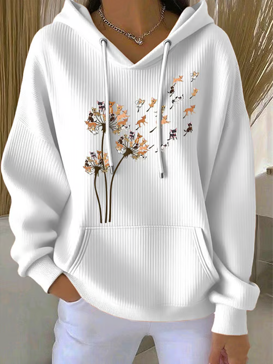 Women's Chihuahuas Print Casual Hoodie gracestitchs