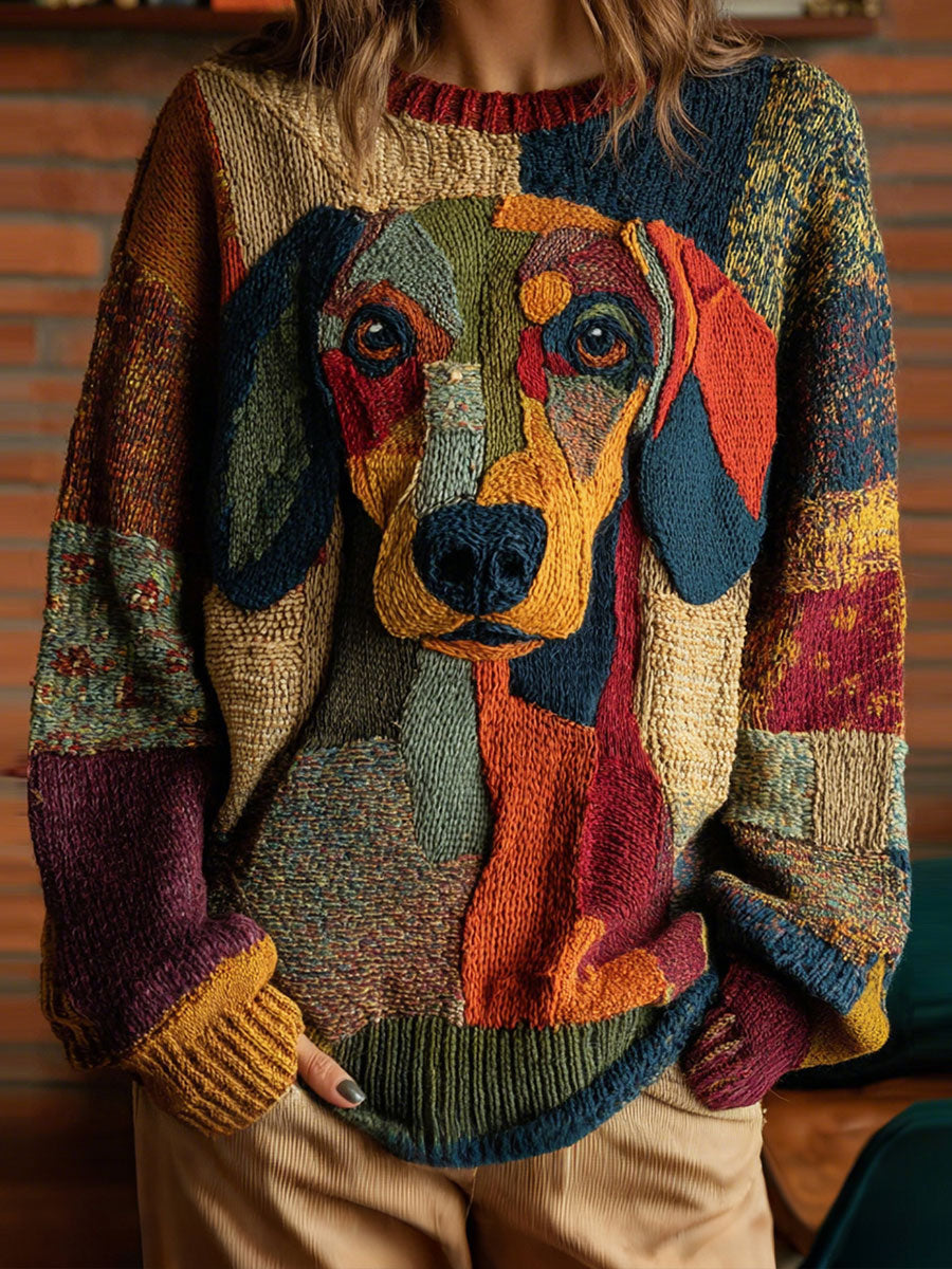 Women's Dog Print Tops gracestitchs