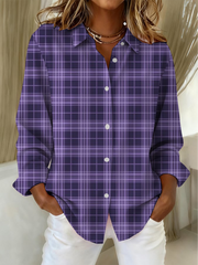 Women's  Casual Purple shirts gracestitchs