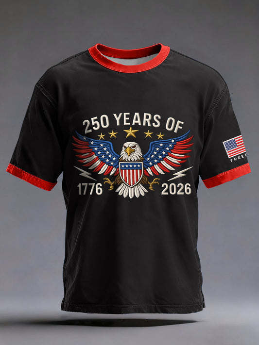Men's American 250th Anniversary Print T-Shirt
