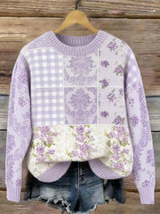 Women's Floral Print Casual Sweatshirt
